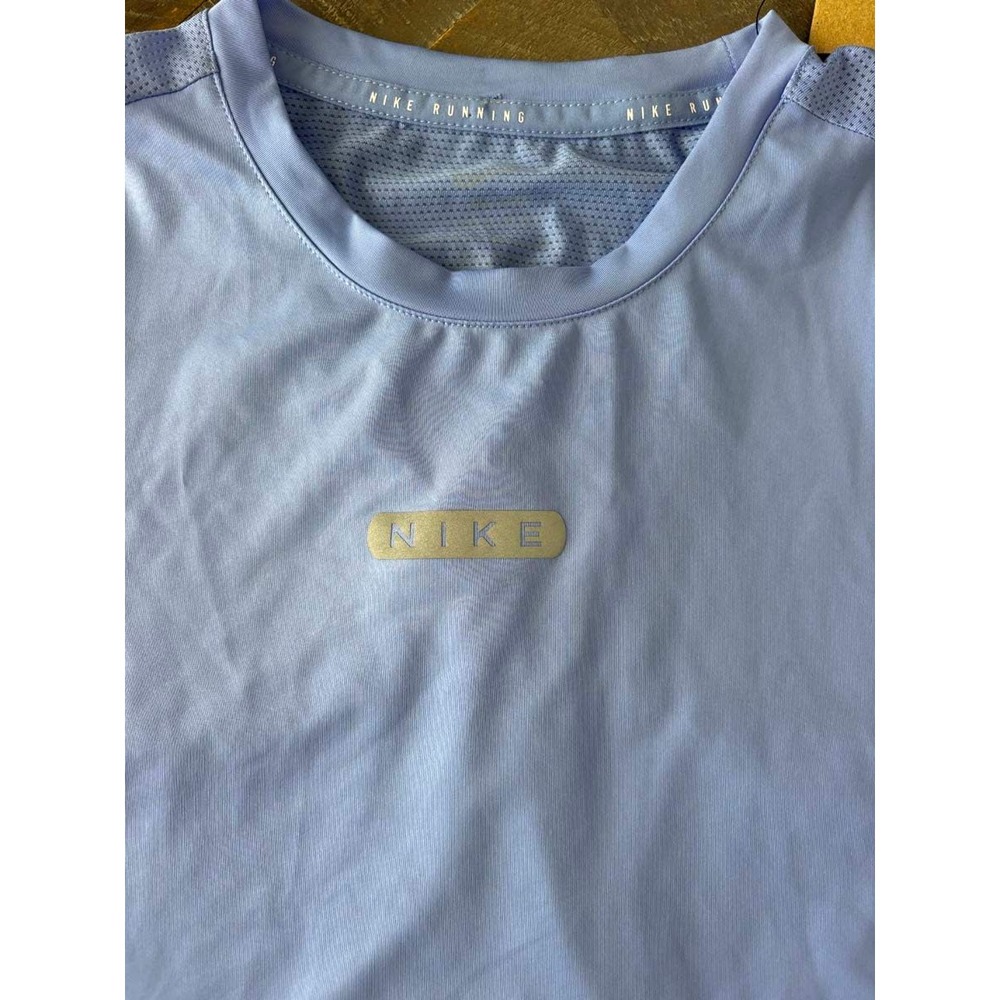 Nike Swift Running Tank Top Women's Small Blue Slim Fit Mesh Racerback NWT - Picture 2 of 8